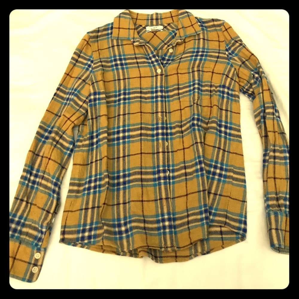 JCREW FLANNEL! WORN TWICE!