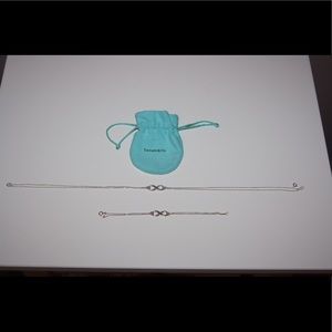 AUTHENTIC Tiffany Infinity Bracelet  & Necklace