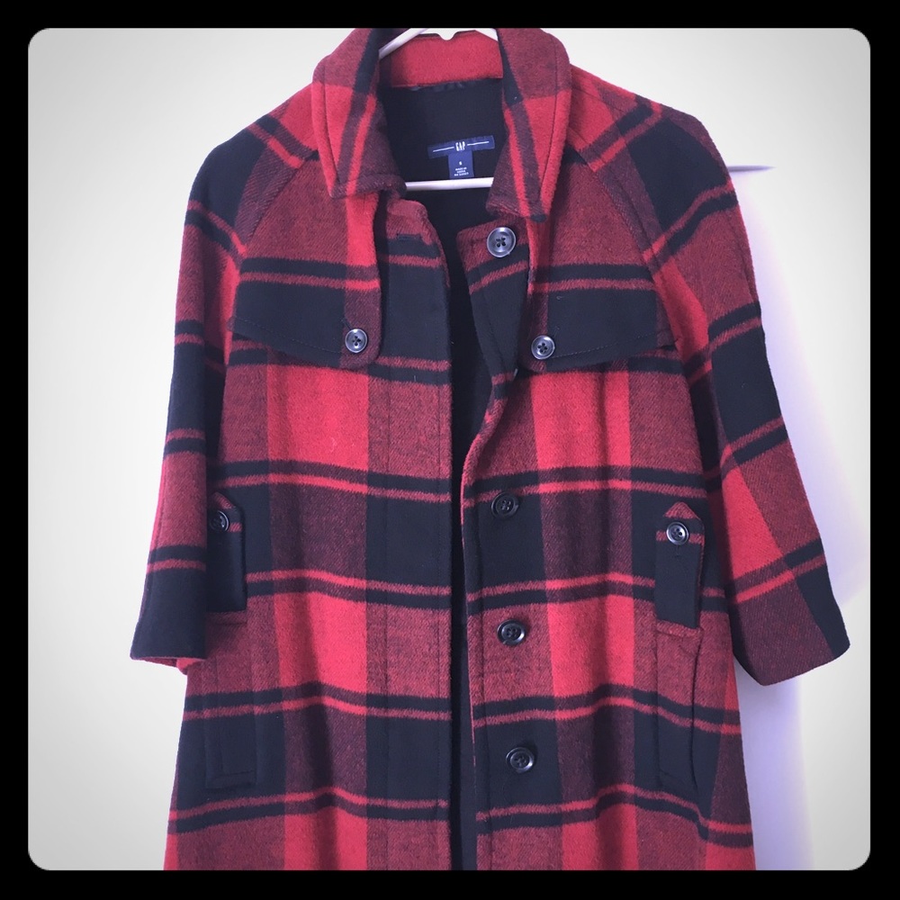 Red plaid jacket