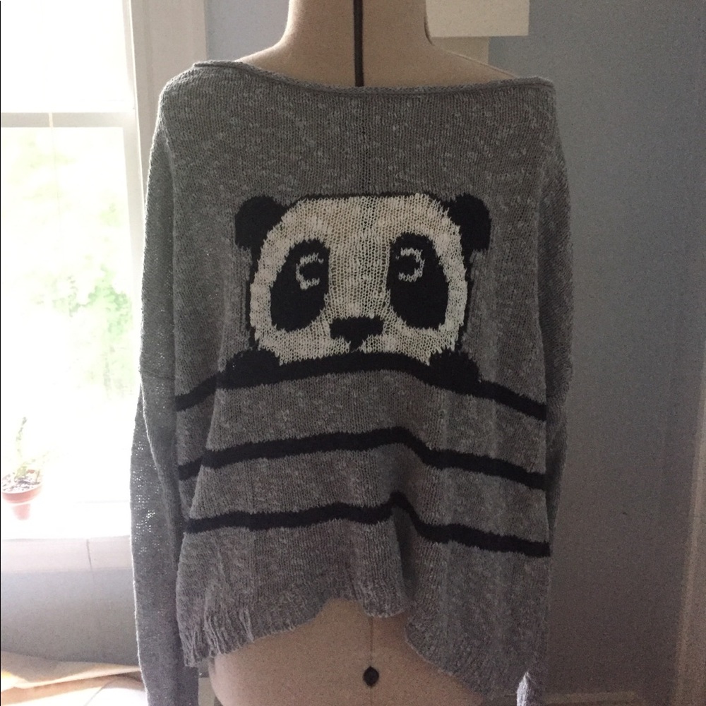 Cute panda sweater