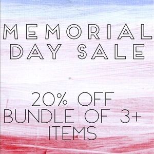 🗣 MEMORIAL DAY BUNDLE SALE