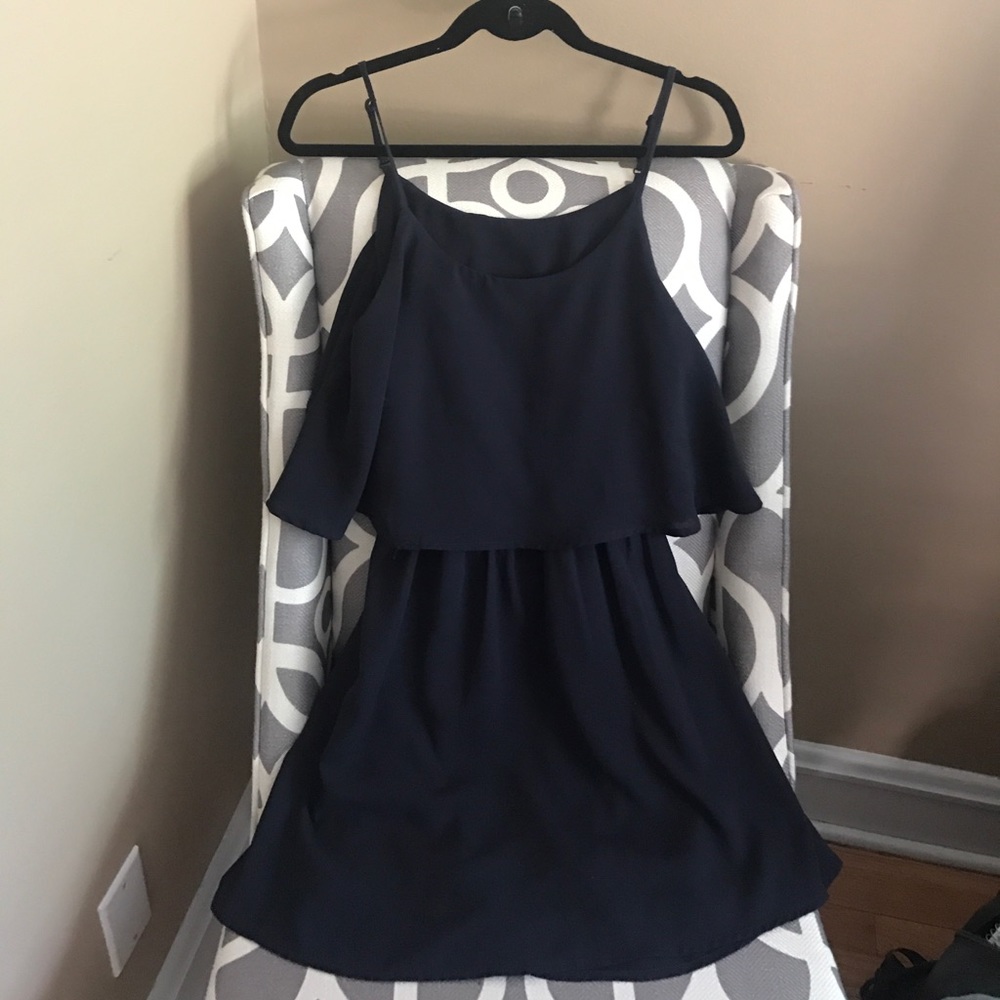 Navy sun dress