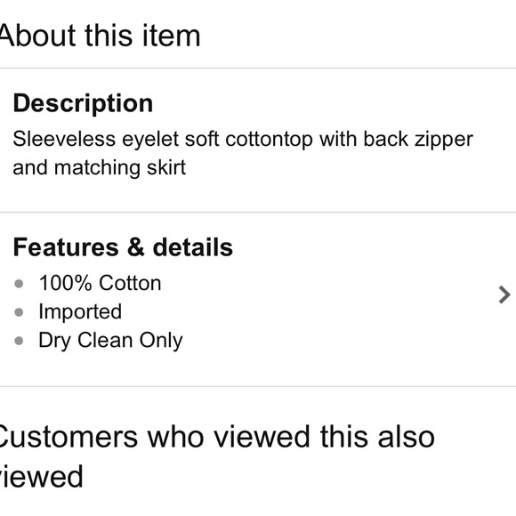 Cotton Eyelet Top - Picture 2 of 4