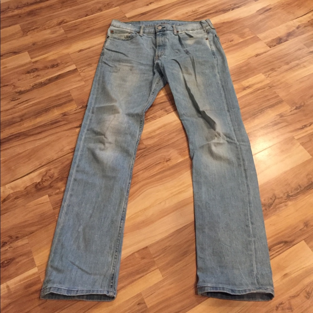 MENS LEVIS BLUE SLIM STRAIGHT 👖 JEANS