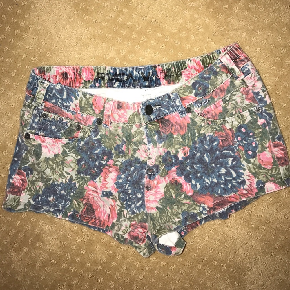 RVCA denim shorts