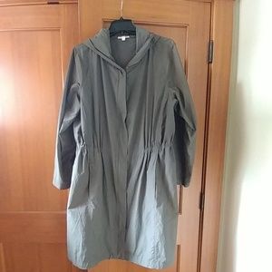 Eileen Fisher Anorak w/drawstring waist & bottom