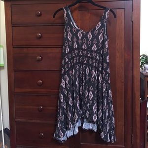Diamond print summer dress