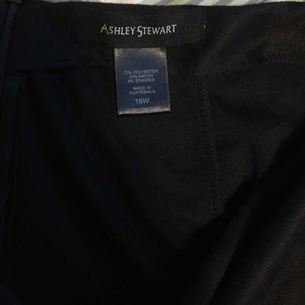 Maxi length black skirt