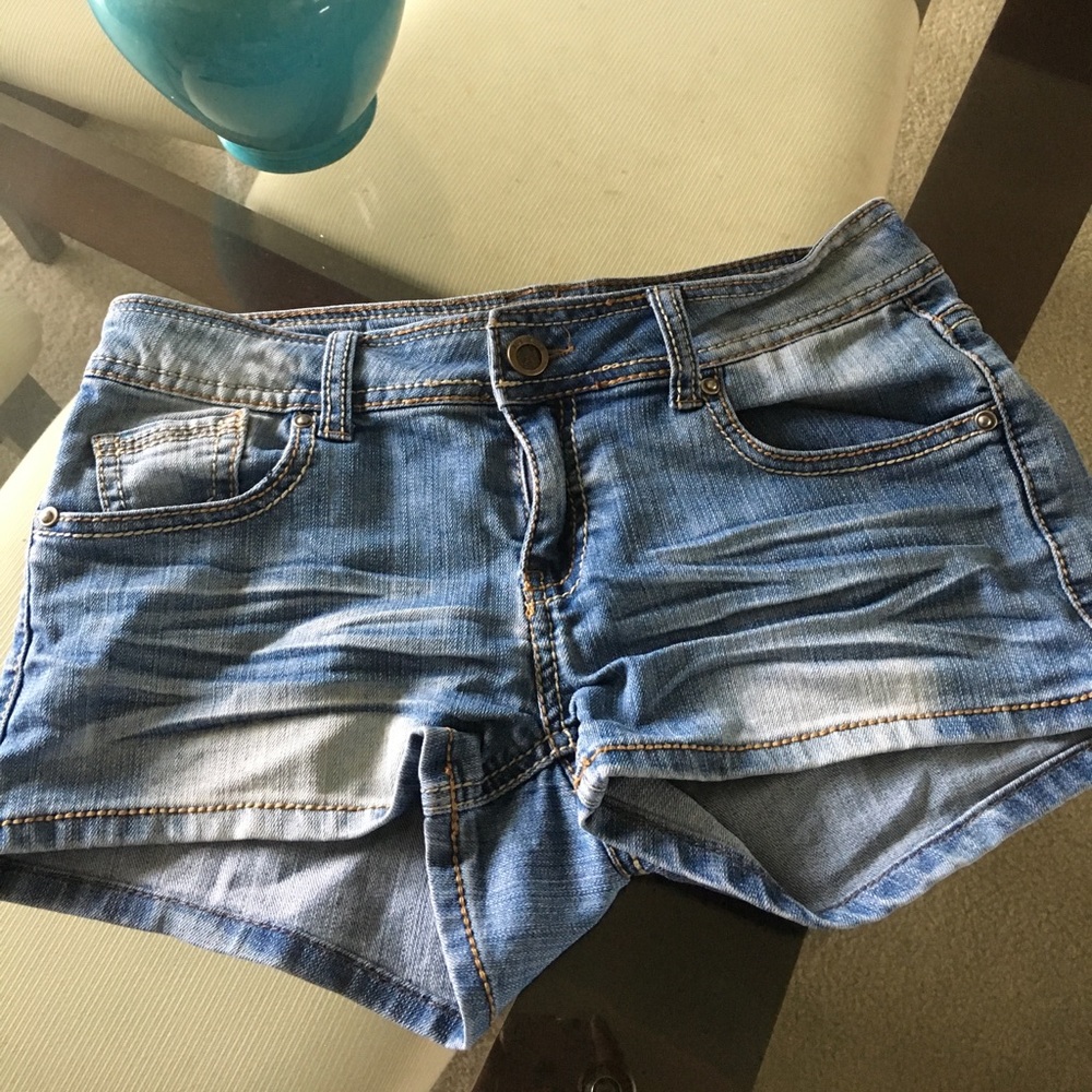 Light Wash Denim Shorts