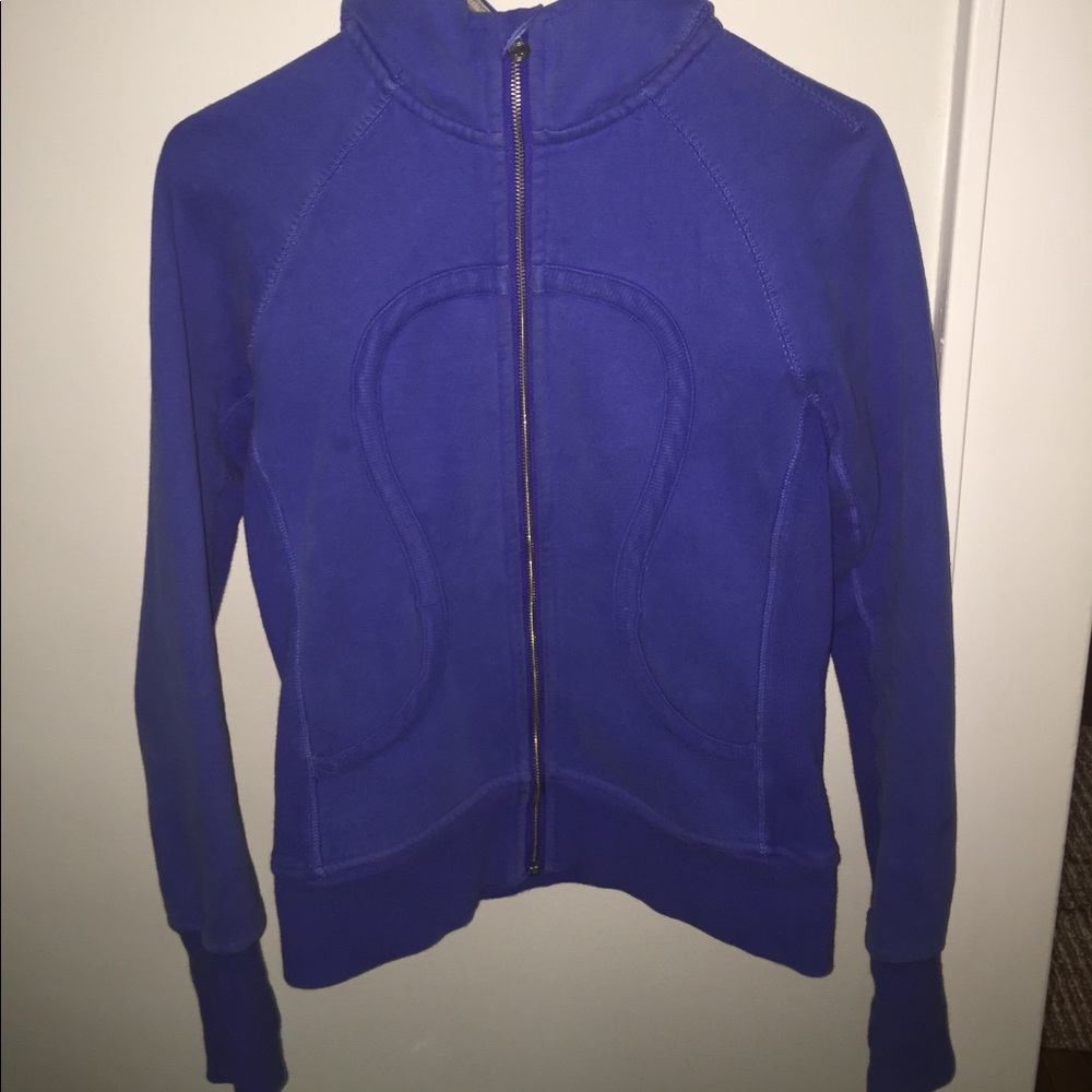 Bright Blue lululemon athletica jacket size 6