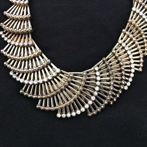 Gold Fan Necklace