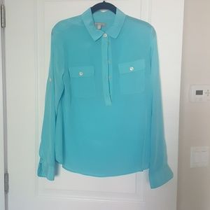 Banana Republic silk camp shirt