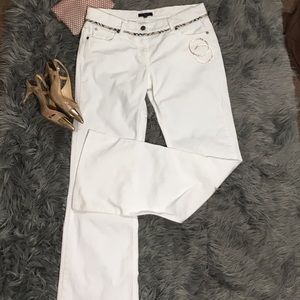 Burberry London Women's White Jeans Sz 12 🔥💖