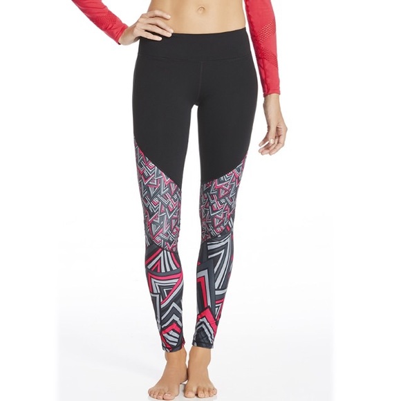 Fabletics Pants - FABLETICS Brogan Half Print Athletic Leggings