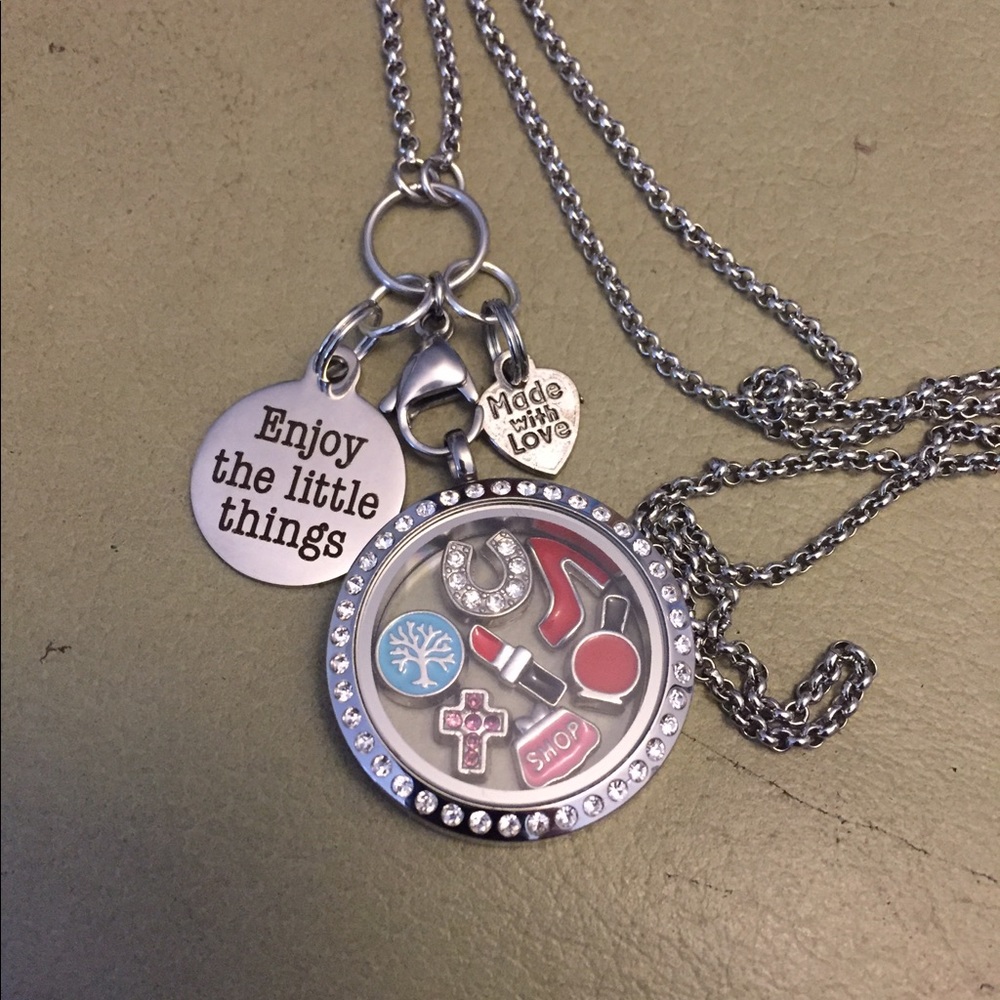 Floating lockets & bangle bracelets - Picture 2 of 4