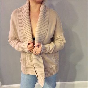 NWOT J. Crew Chunky Trim Open Cardigan, XS/S