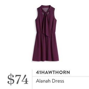 Dark Purple Alanah Dress