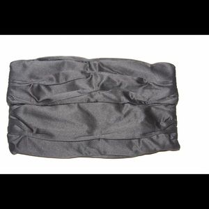 Express Black Satin Clutch