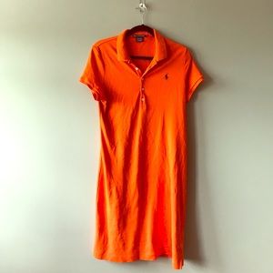 Orange Ralph Lauren Polo Dress
