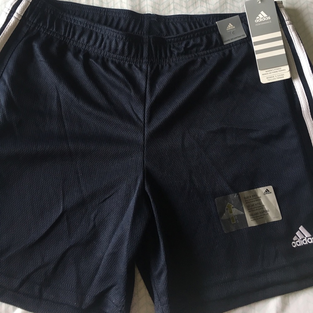 Brand new Adidas navy blue shorts