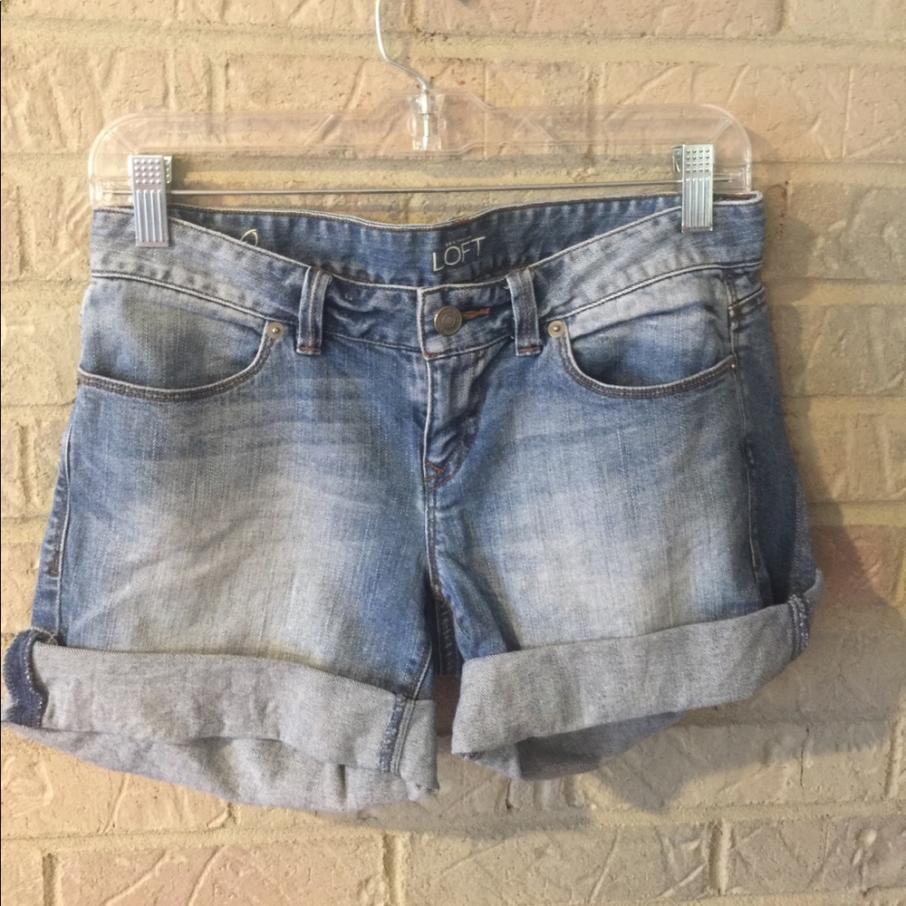 LOFT jean shorts