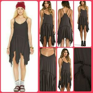 Free People Tattered up Shredded slip dress endless style possibilities