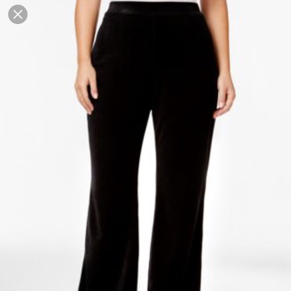 plus size velour pants