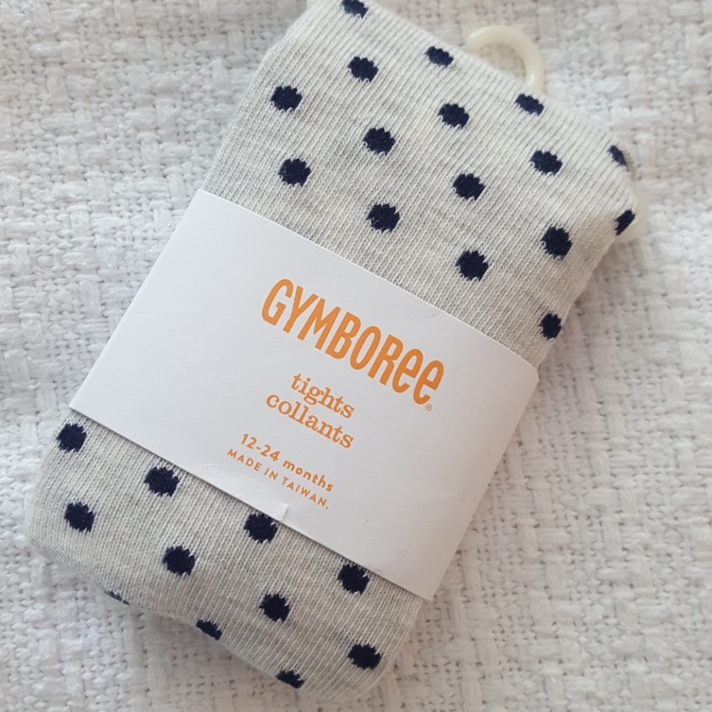 Polka dot tights NWT 12-24 m Gymboree