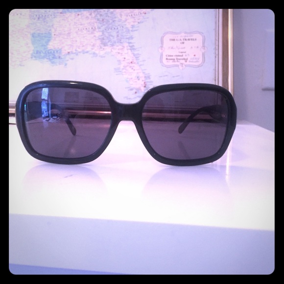 Classic Black Chanel Sunglasses
