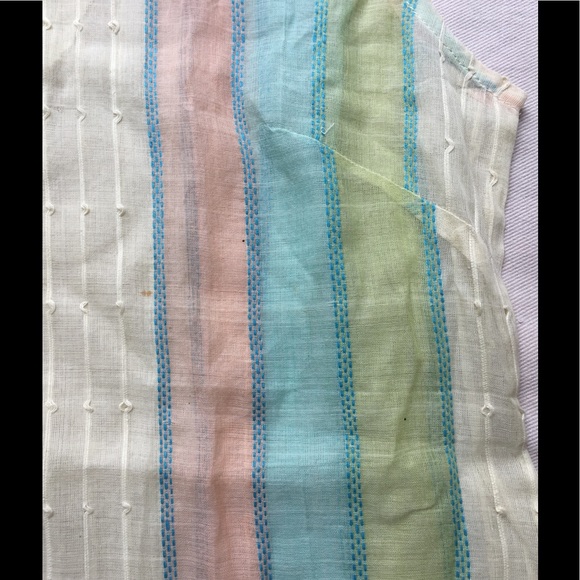 Indian cotton stripe tunic - Picture 3 of 3