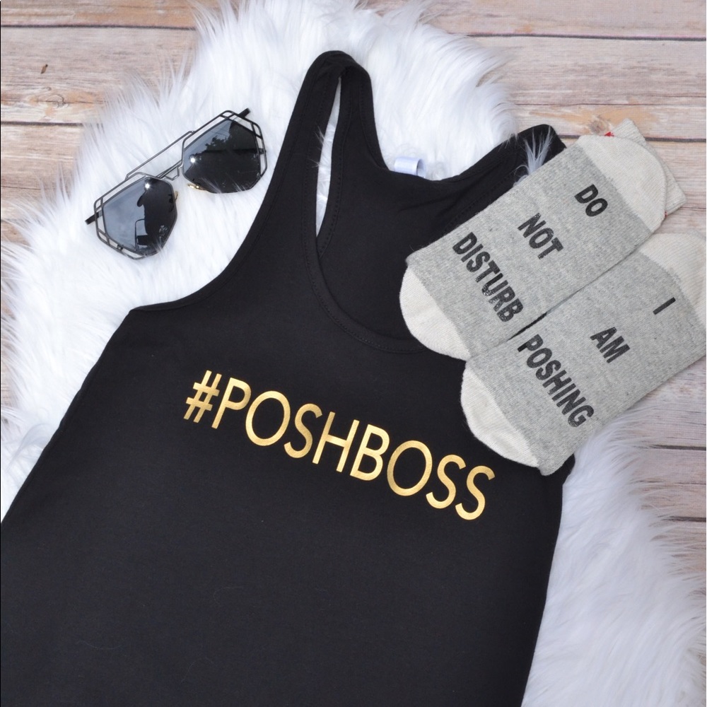 POSHBOSS Tank - Gold Foil
