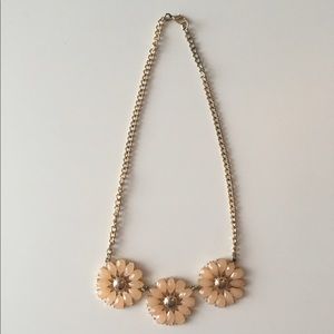 gold flower necklace