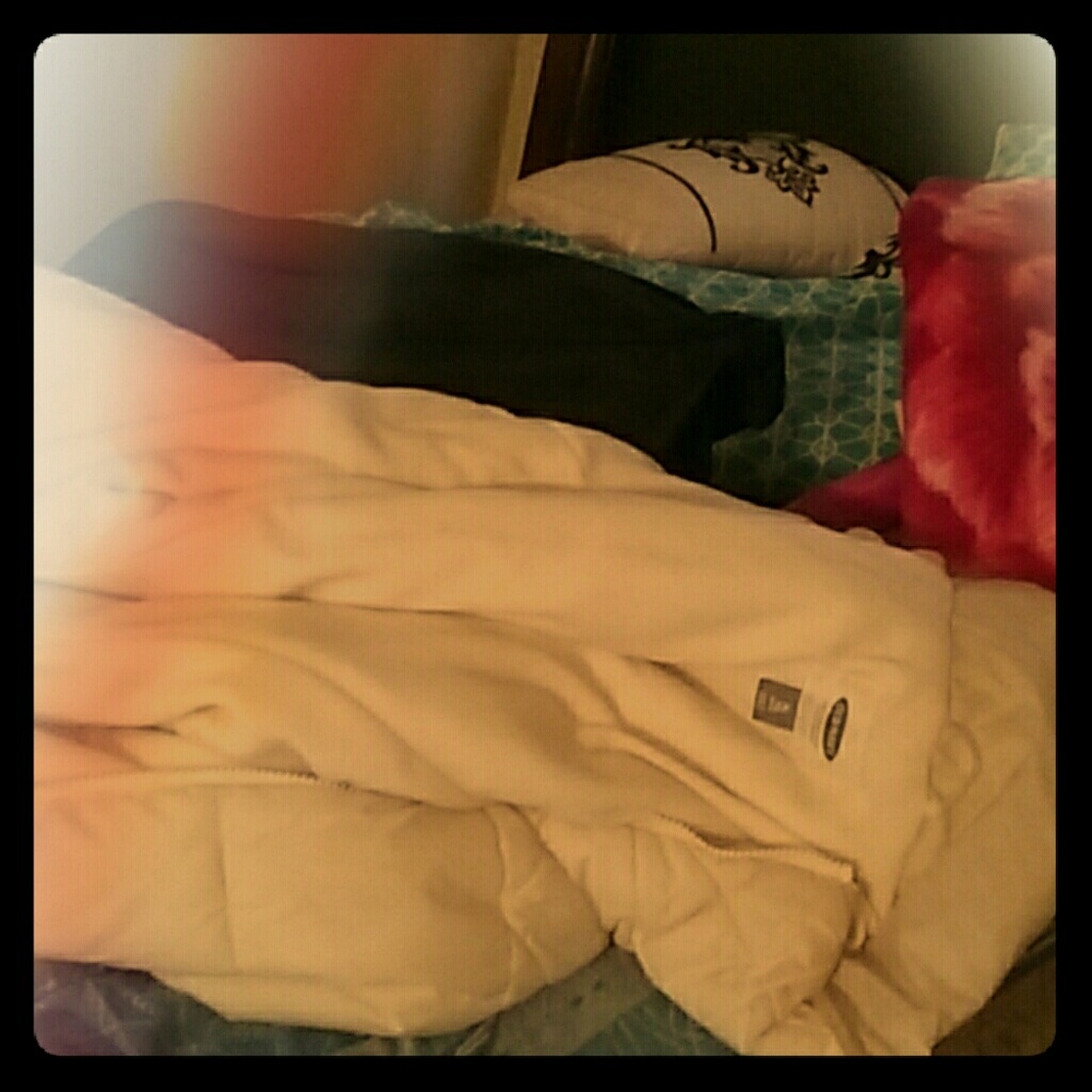 All white Old Navy jacket