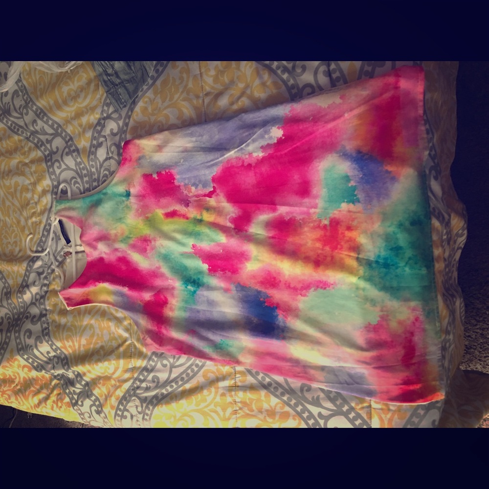 Colorful spring dress