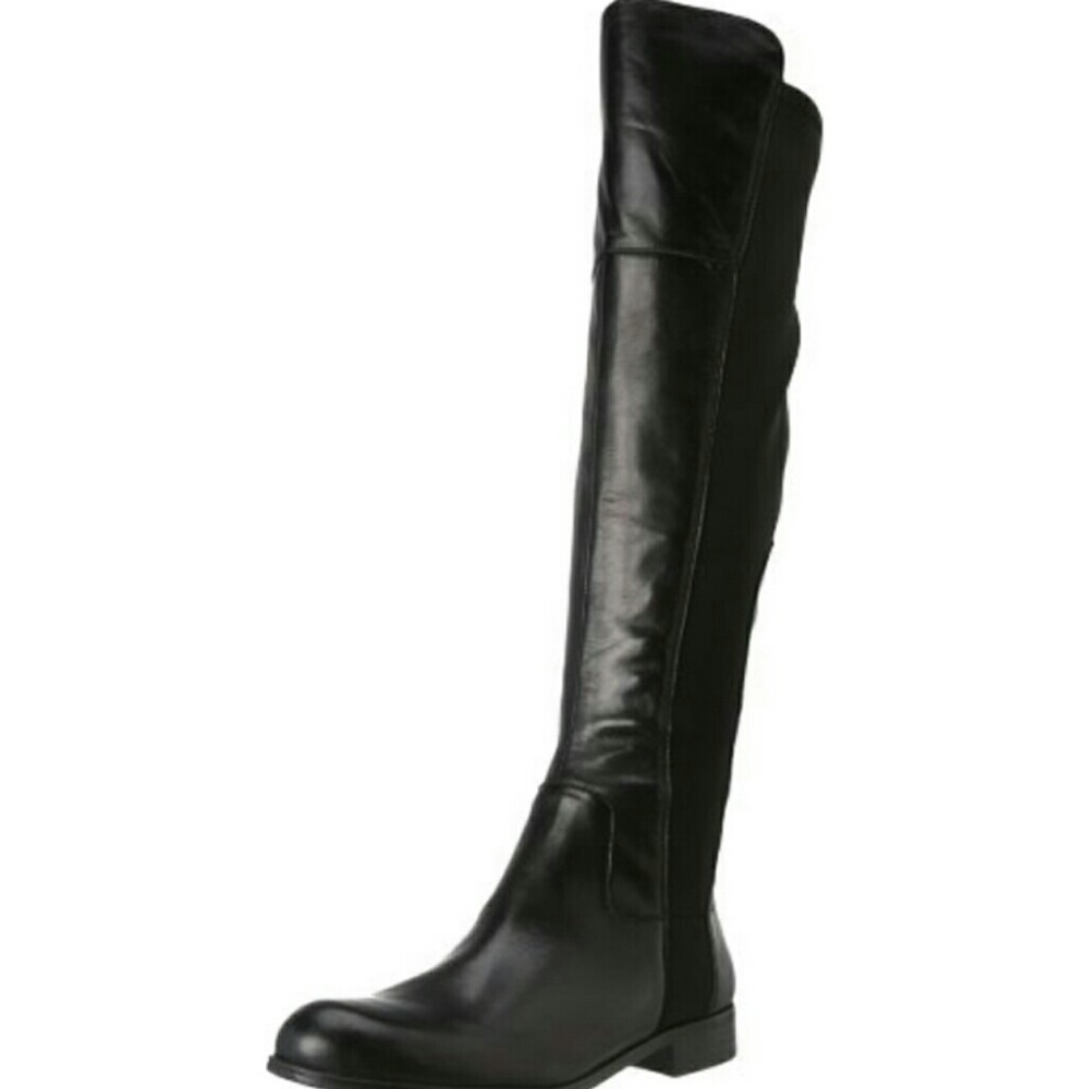 Franco Sarto Over the Knee L-Motor Boots Size 5.5