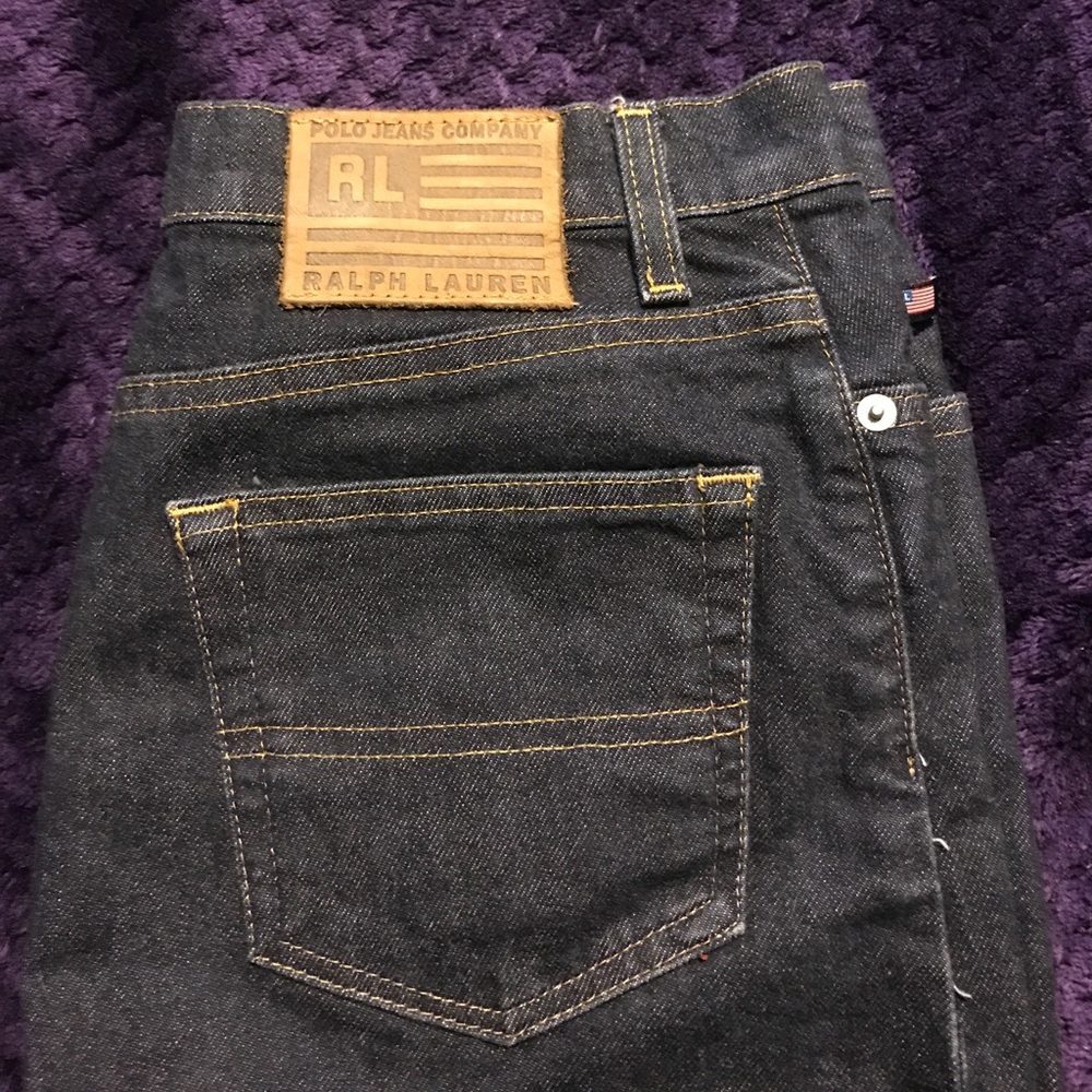 RL Polo Low Rider Denim Skirt