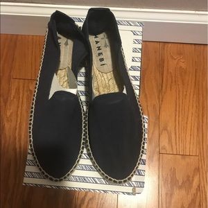 Manebi Navy Hamptons Flat Espadrilles