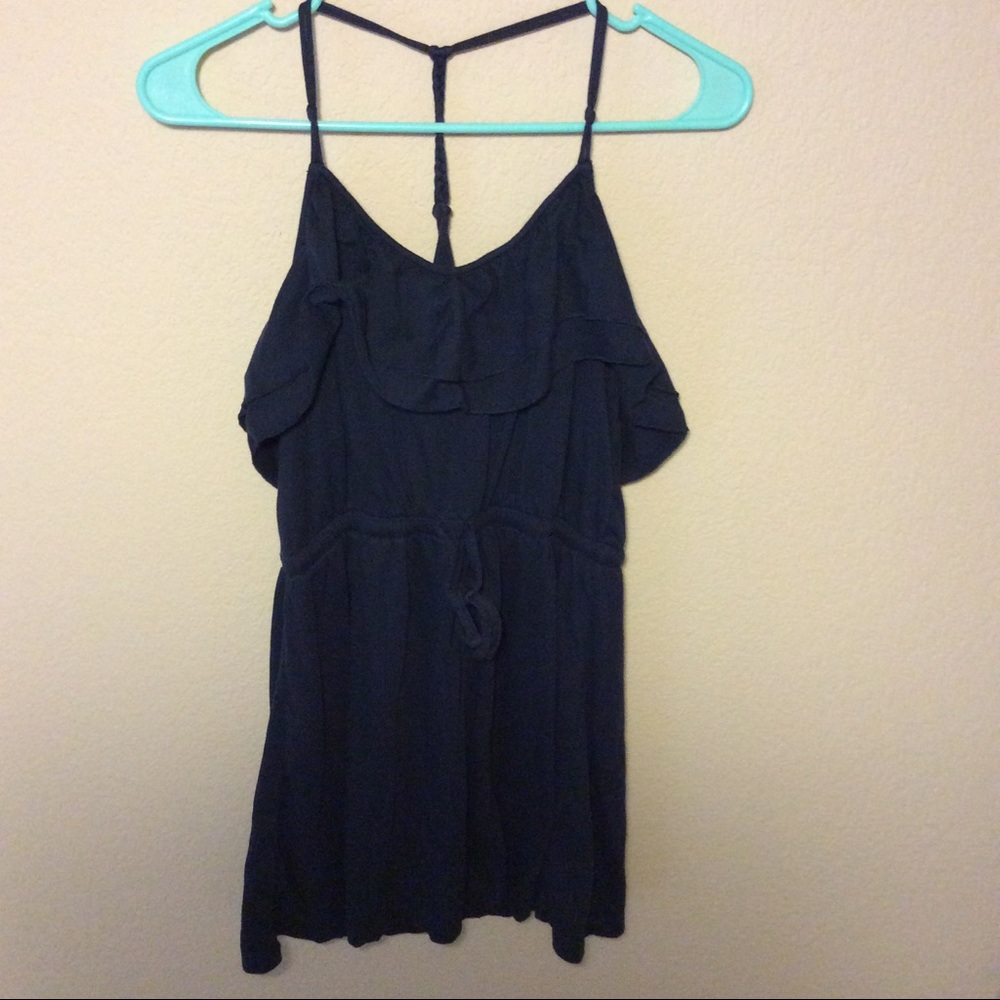 Navy string dress