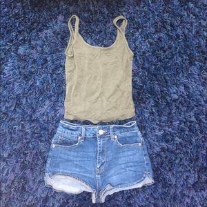 Outfit top and shorts🍃