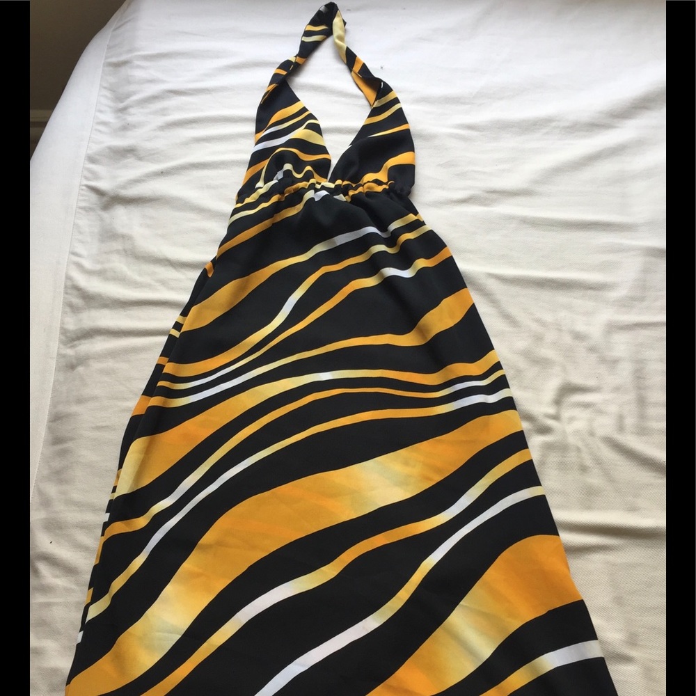 Slinky evening gown