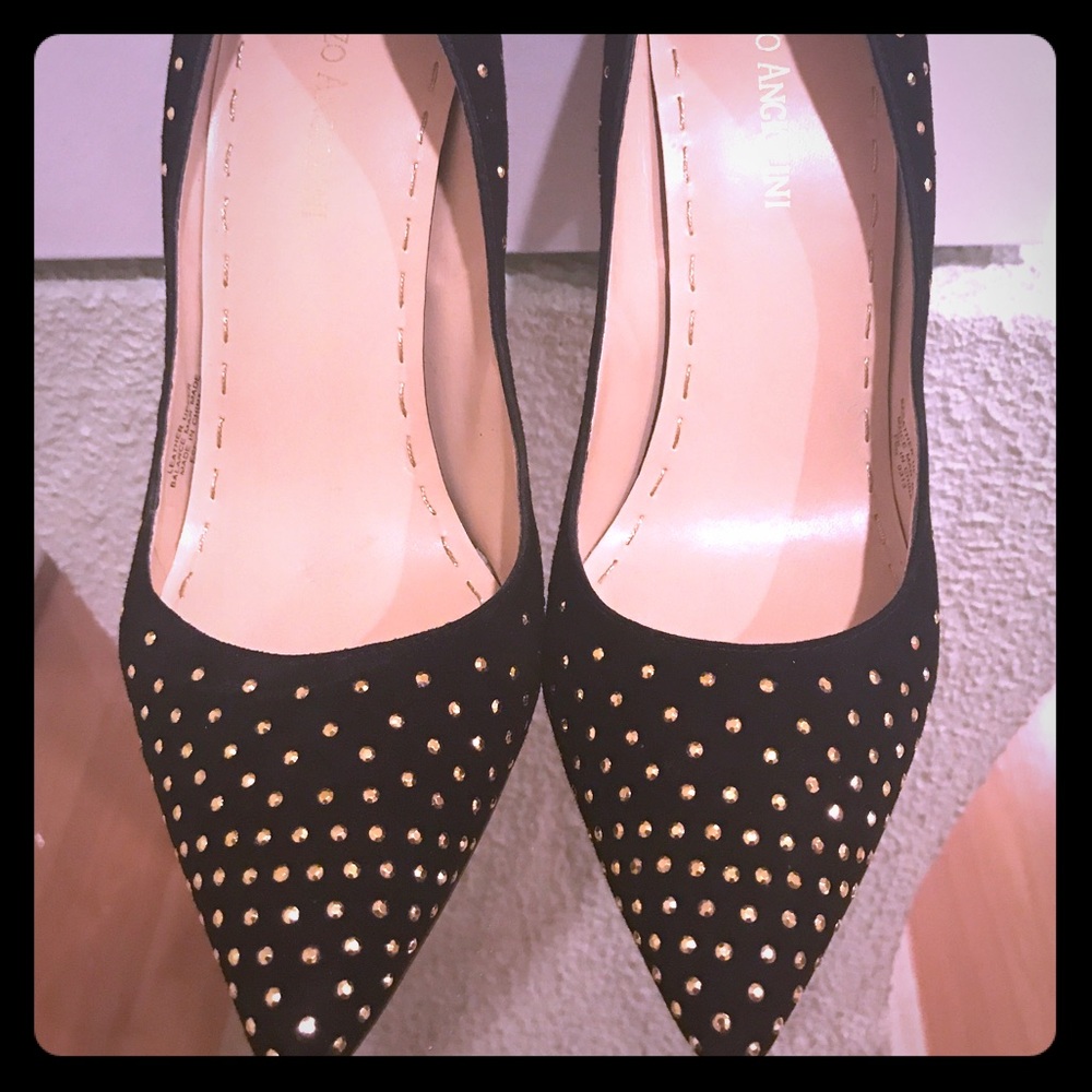 Enzo Angiolini Rhinestone pumps