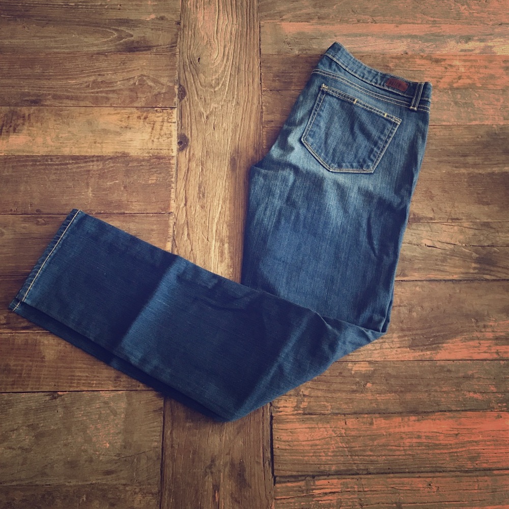Paige jeans; straight leg