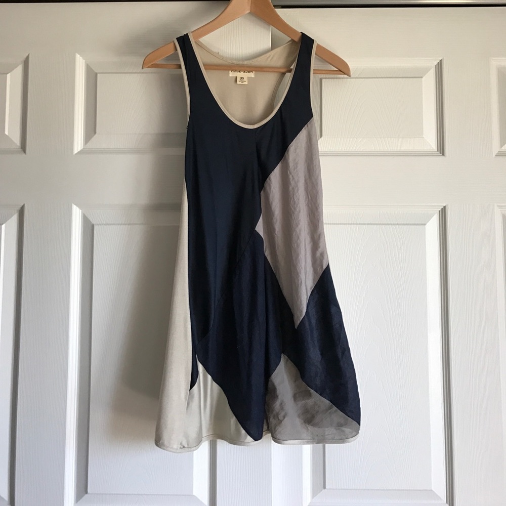 Piece x Piece patchwork tunic dress