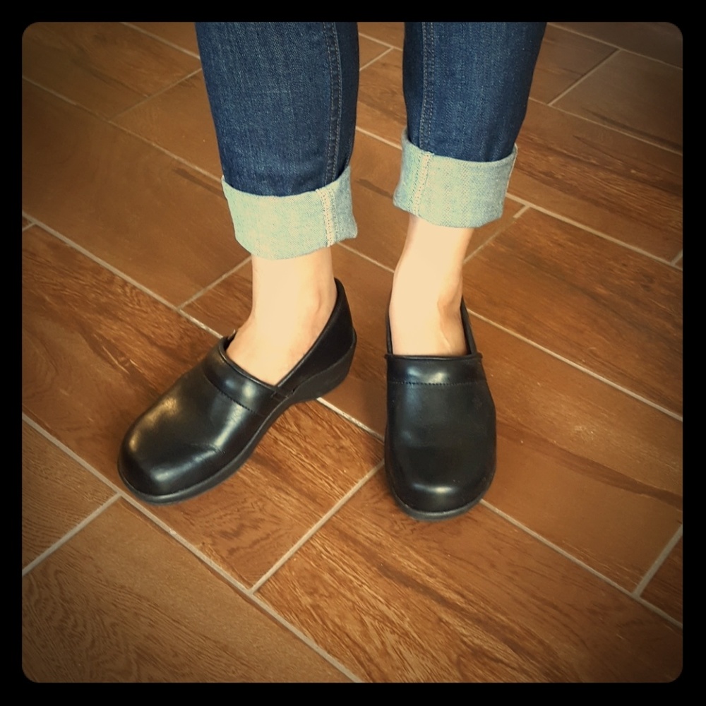 HUGE PRICE DROP Sanita black clog shoes