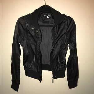 Faux Leather Jacket