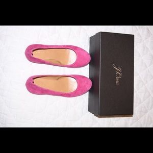 JCrew Suede Ballet Flats