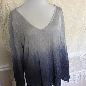 ⚡️Sale⚡️Deep V Neck Metallic shirt