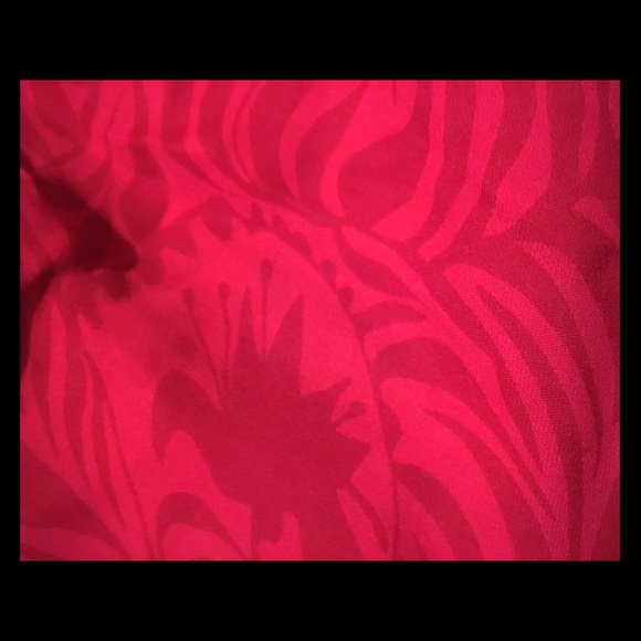 Red off the shoulder blouse - Picture 3 of 3