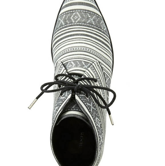 Rustic Printed Western Ankle Boots - Picture 2 of 3