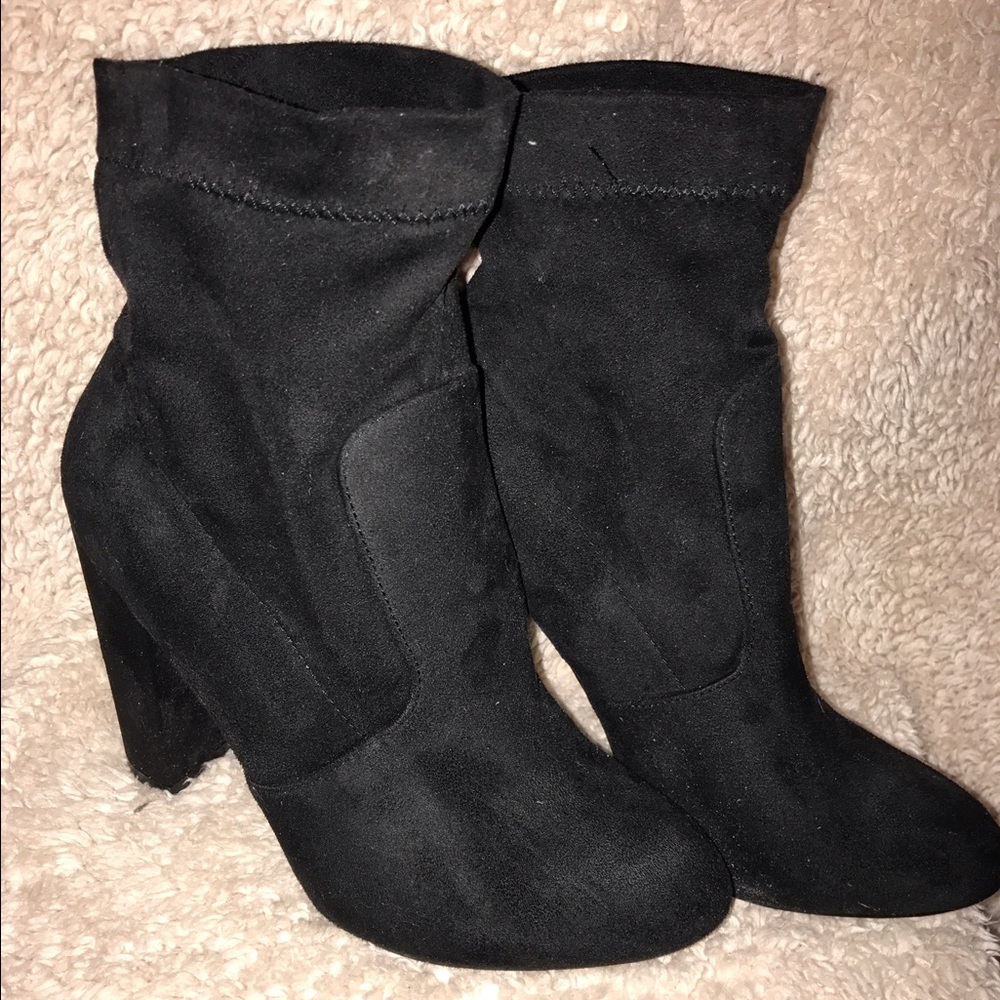Heeled Midi Boots.